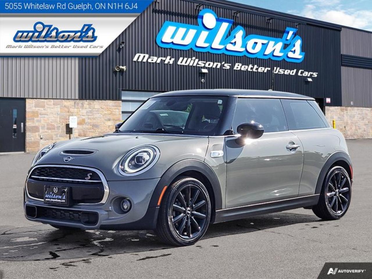 Used 2021 MINI 3 Door Cooper S  Auto, Leather, Sunroof, Nav, Heated Seats, Rear Camera, Bluetooth, Alloy Wheels and more! for sale in Guelph, ON