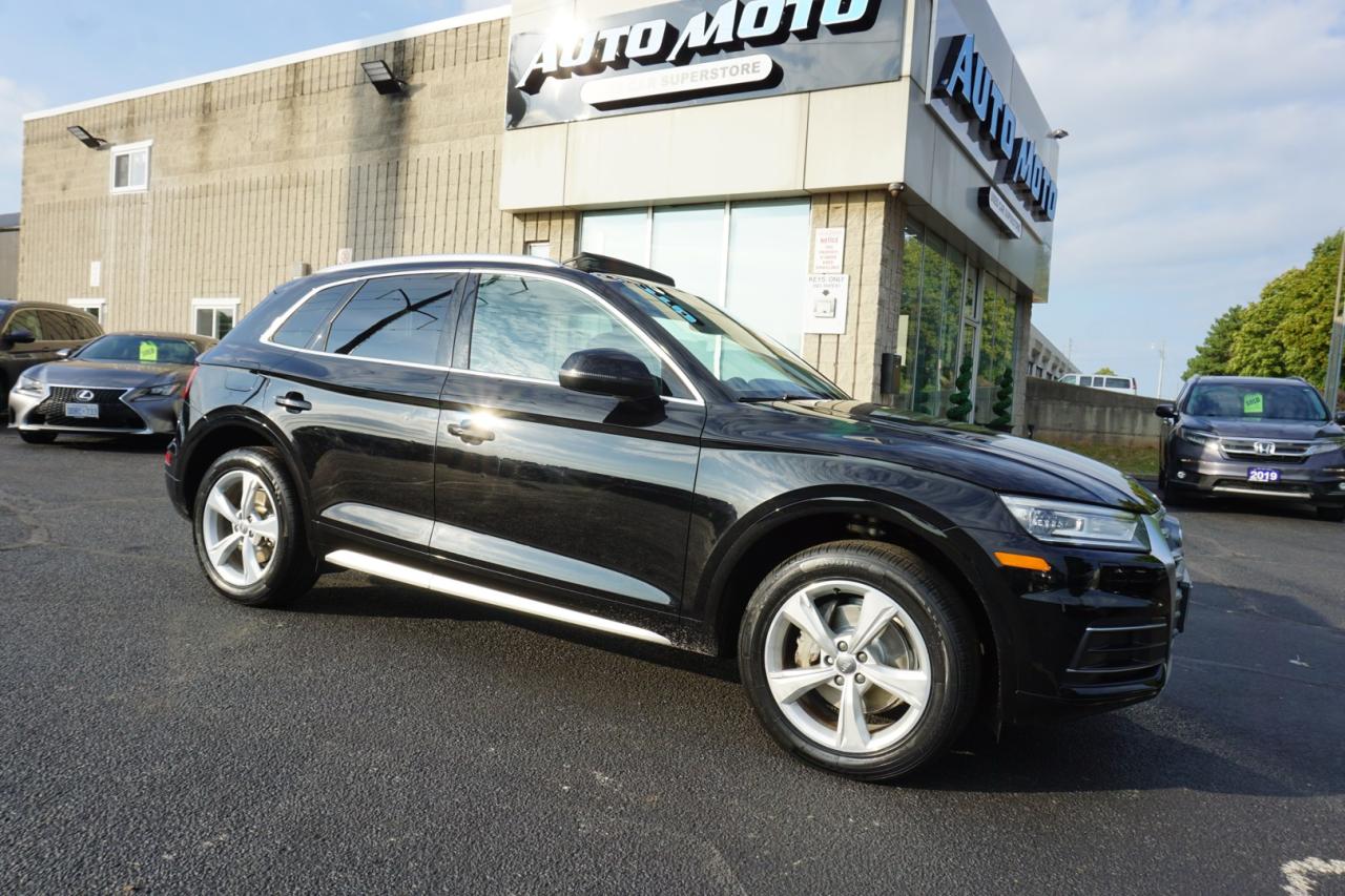 <div>*AUDI SERVICE RECORDS*LOCAL ONTARIO CAR*CERTIFIED*<span>*ONE OWNER* </span><span>Very Clean Audi Q5 </span>PROGRESSIV<span> 2.0L TURBO 4Cyl Quattro AWD with Automatic Transmission. Black on Black Leather Interior. Fully Loaded with: Power Windows, Power Locks, Power Heated Mirrors, CD/AUX, Fog lights, AC, Alloys, Heated Leather Front Seats,  Front and Reverse Parking Sensors, Keyless Entry, Steering Mounted Controls, Dual Power Front Seats, Power Tail Gate, Bluetooth, Roof Rack,</span><span> Navigation System, Back Up Camera, Push to Start, Wood Interior, Push to Start, Heated Steering Wheel, Blind Spot Indicators, Side Turning Signals, Shifter Paddles and ALL THE POWER OPTIONS!! </span></div><pre><p><span>-------------------------------------------------</span><br /><span>Financing options are available start from 6.99% with $0 Down payment O.A.C.</span><br /><span>-------------------------------------------------</span><br /><span>SAFETY CERTIFICATION INCLUDED*** Vehicle comes with: Safety Certification, and Car Fax Report ALL INCLUDED!! At no extra cost to you!! Dont miss this opportunity to own a high-quality, pre-owned vehicle. </span><br /><span>-------------------------------------------------</span><br /><br /><span>Additionally, our vehicles qualify for up to 4 years of extended warranty. Please speak to your sales representative for more information.</span><br /><span>-------------------------------------------------</span><br /><span>We are open Monday to Saturday from 10am - 6pm, Sundays Closed.</span><br /><span>-------------------------------------------------</span><br /><br /><span>We also welcome trade-ins, with on-site buyers available to estimate your vehicle on the same day.</span><br /><span>-------------------------------------------------</span><br /><br /><span>Visit us at 3219 Harvester Road, Burlington, L7N 3N8 or call us at Nine O Five-281-2255 for more information.</span><br /><span>------------------------------------------------</span><br /><span>Check our inventory at www automotoinc ca</span></p></pre>