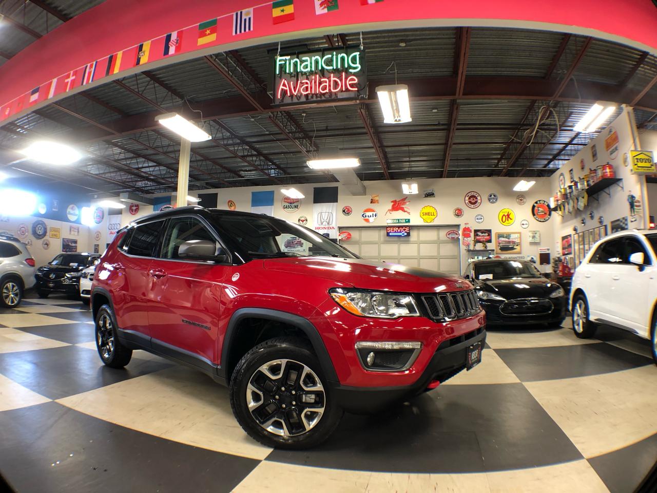 Used 2018 Jeep Compass TRAILHAWK 4WD LEATHER B/SPOT A/CARPLAY CAMERA for sale in North York, ON