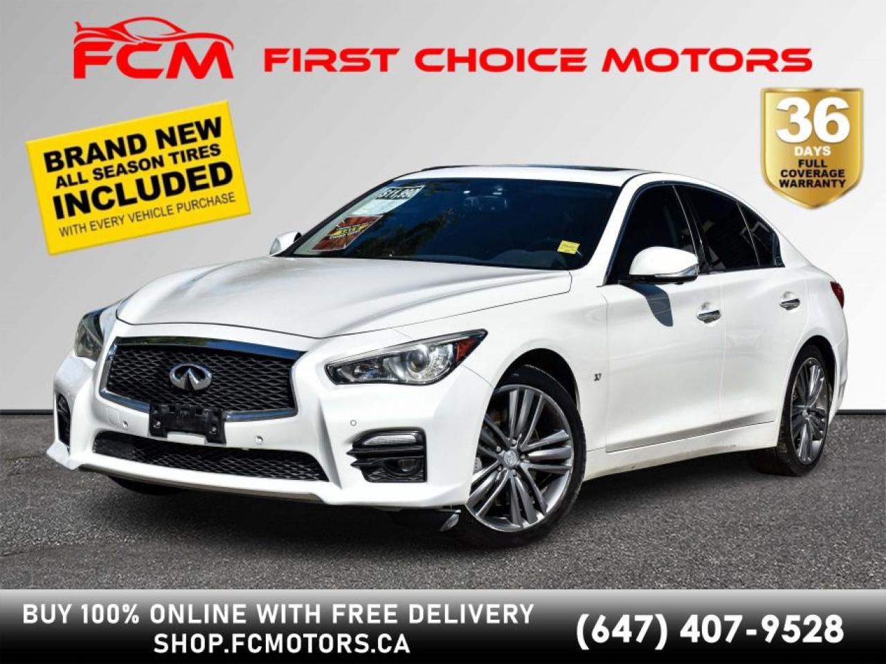 Used 2015 Infiniti Q50 S ~AUTOMATIC, FULLY CERTIFIED WITH WARRANTY!!!~ for sale in North York, ON