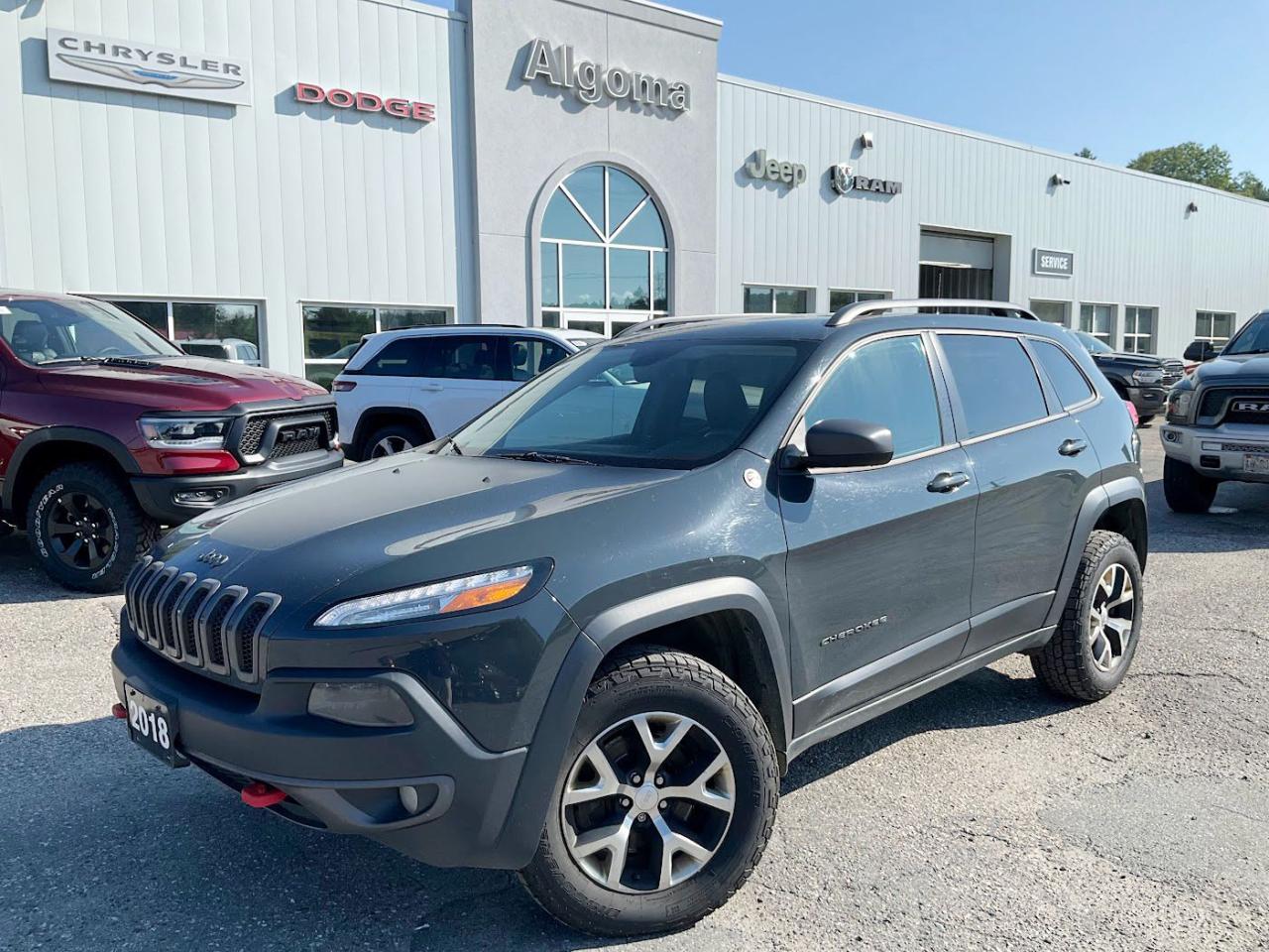 Used 2018 Jeep Cherokee Trailhawk for sale in Spragge, ON