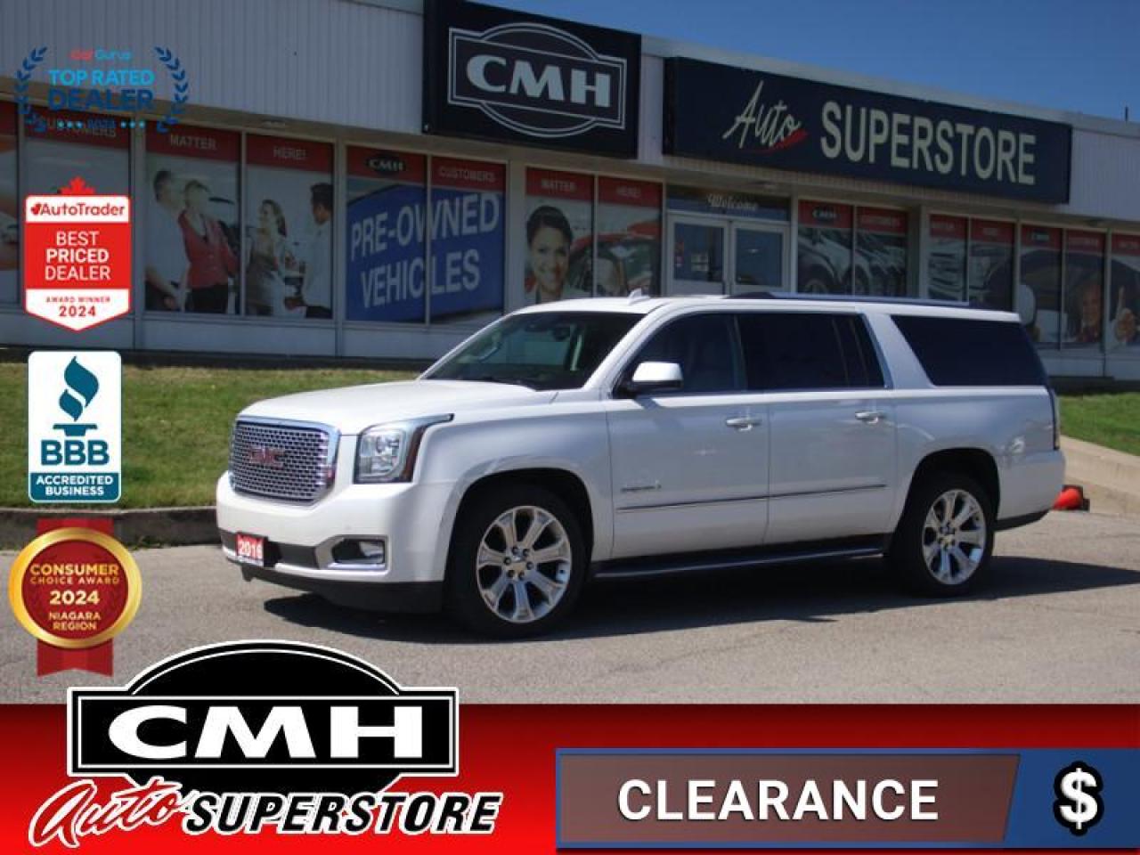 Used 2016 GMC Yukon XL Denali  **NO ACCIDENTS - 1 OWNER** for sale in St. Catharines, ON