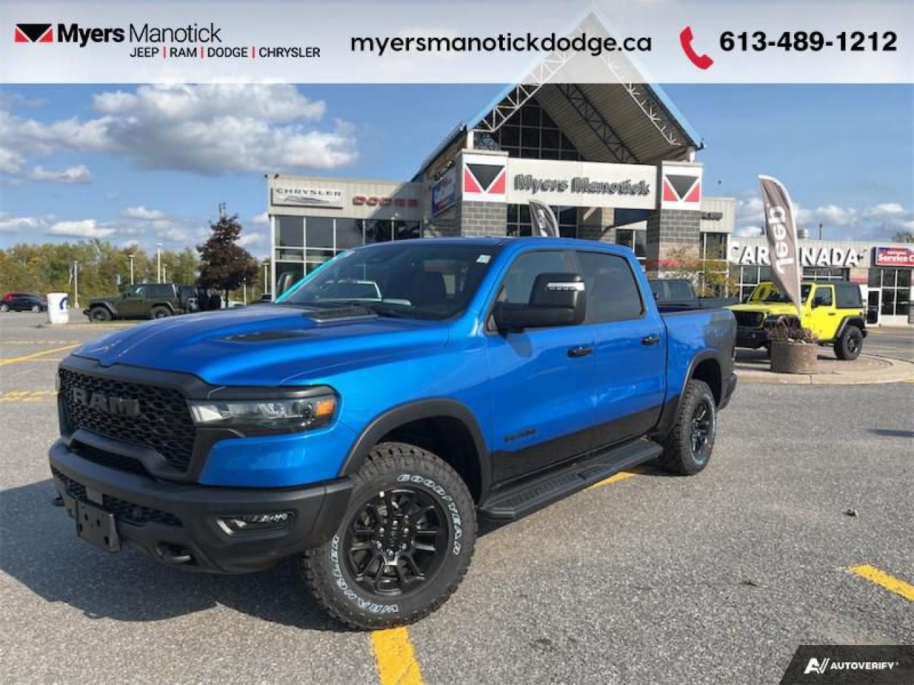 New 2025 RAM 1500 Rebel  - $260.87 /Wk for sale in Ottawa, ON