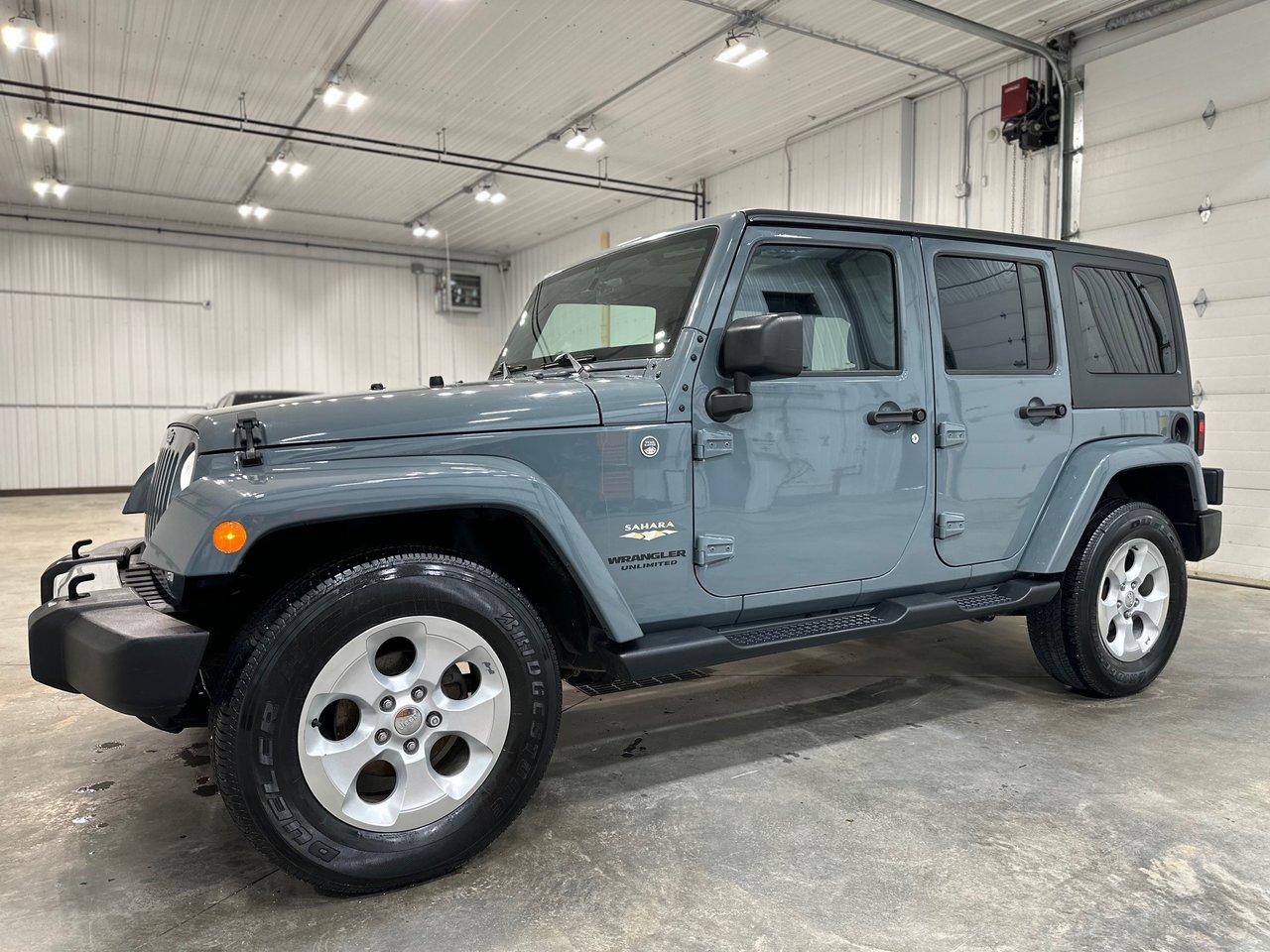 Used 2015 Jeep Wrangler Unlimited Sahara 4X4 for sale in Winnipeg, MB