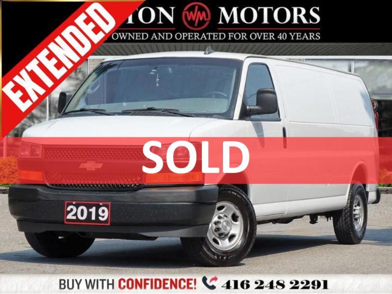 2019 Chevrolet Express 2500 LEATHER*EXTENDED*POWER LOCKS/WINDOW*REAR WINDOWS