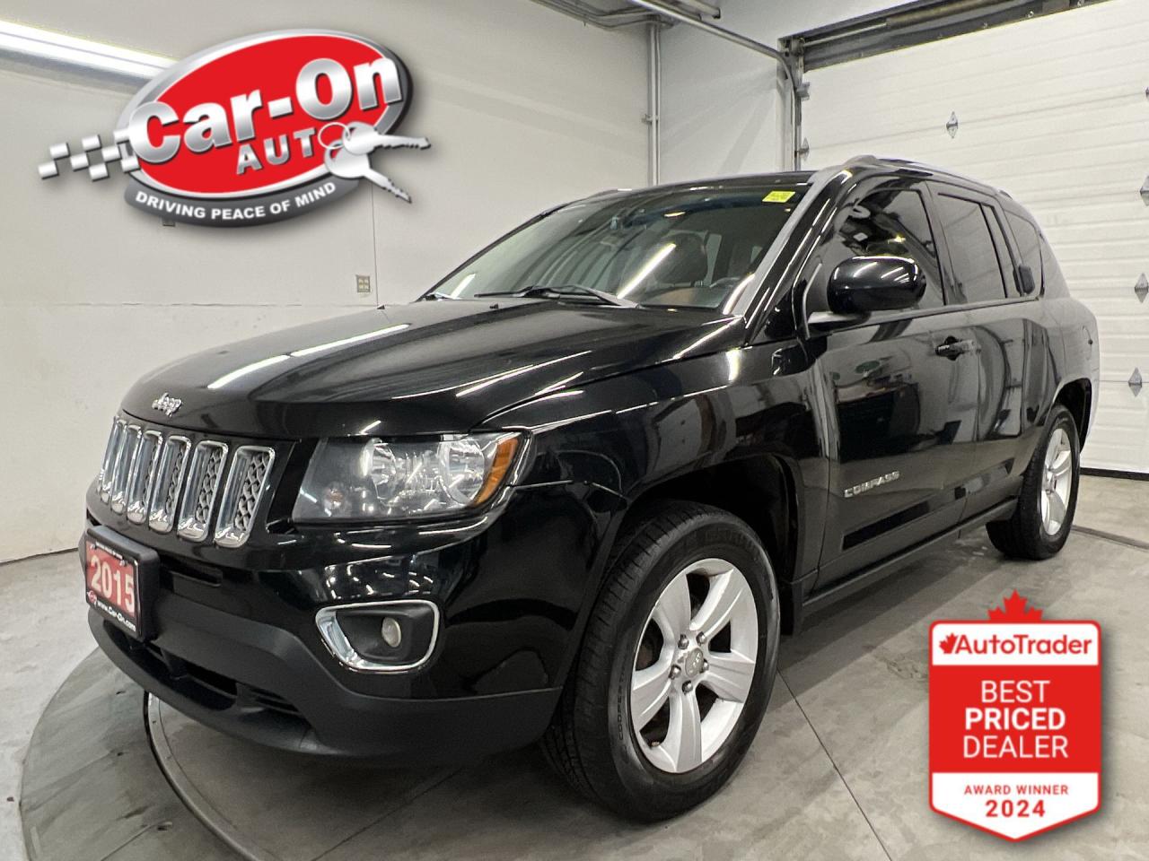 Used 2015 Jeep Compass HIGH ALTITUDE | HTD LEATHER | SUNROOF | LOW KMS! for sale in Ottawa, ON