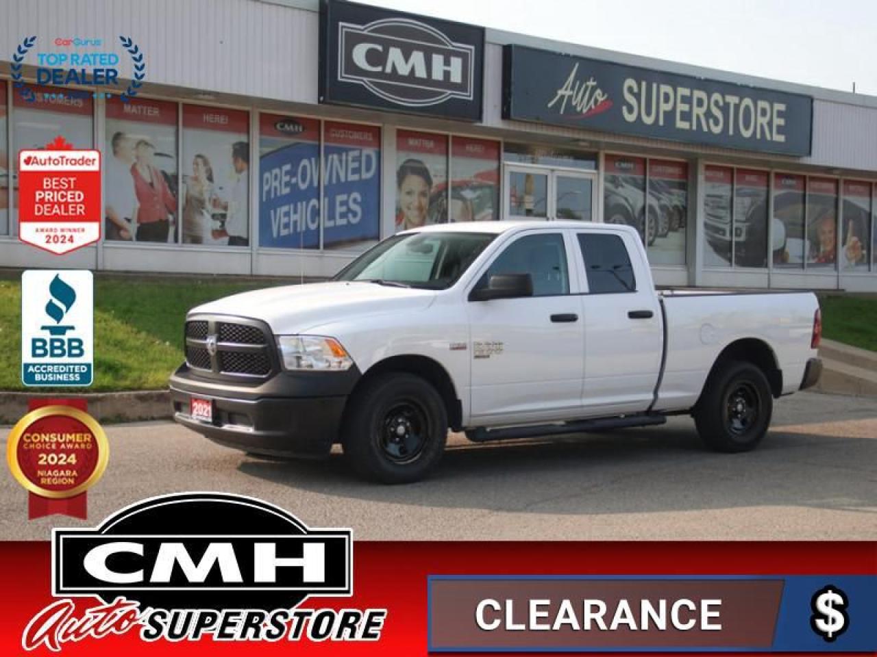 Used 2021 RAM 1500 Classic Tradesman  CAM BLUETOOTH PWR-GROUP for sale in St. Catharines, ON