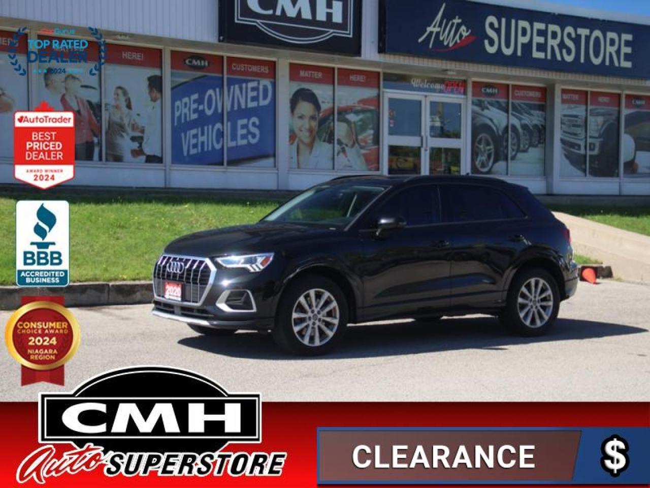 Used 2020 Audi Q3 Komfort 45 TFSI quattro  **LOW KMS - ROOF** for sale in St. Catharines, ON