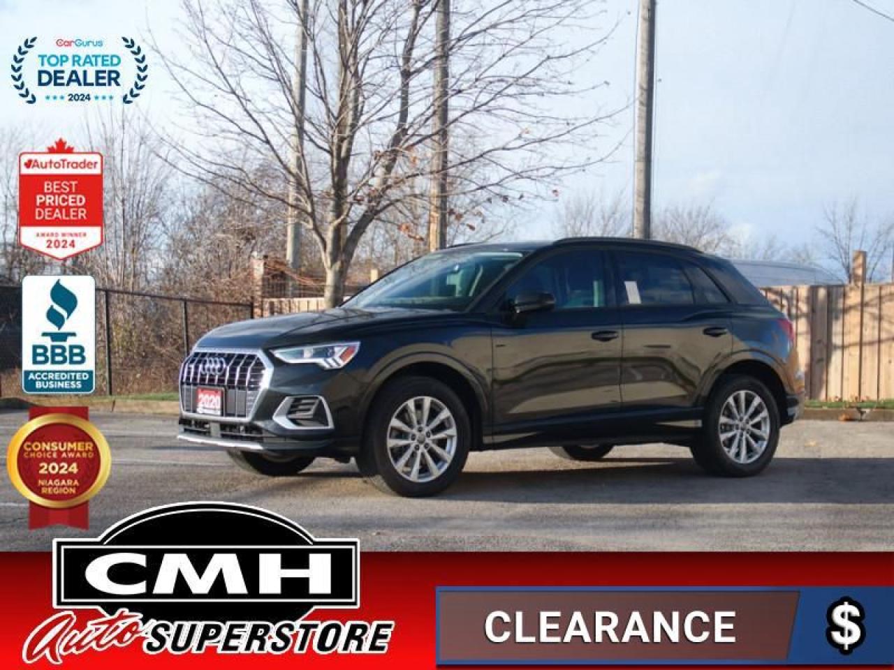 Used 2020 Audi Q3 Komfort 45 TFSI quattro  **LOW KMS - ROOF** for sale in St. Catharines, ON