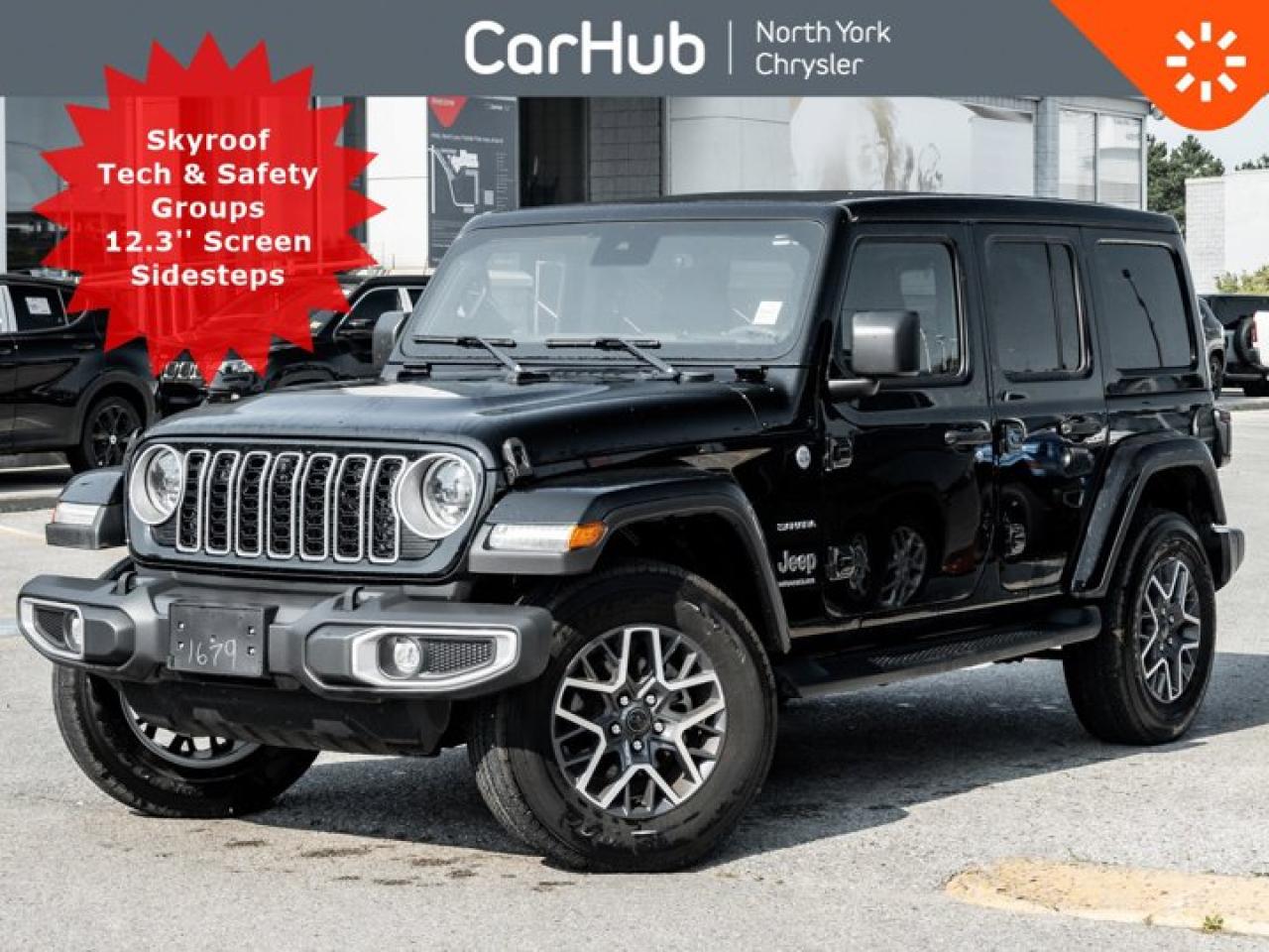 Used 2024 Jeep Wrangler Sahara Skyroof Safety Grp Technology Grp 12.3'' Display for sale in Thornhill, ON