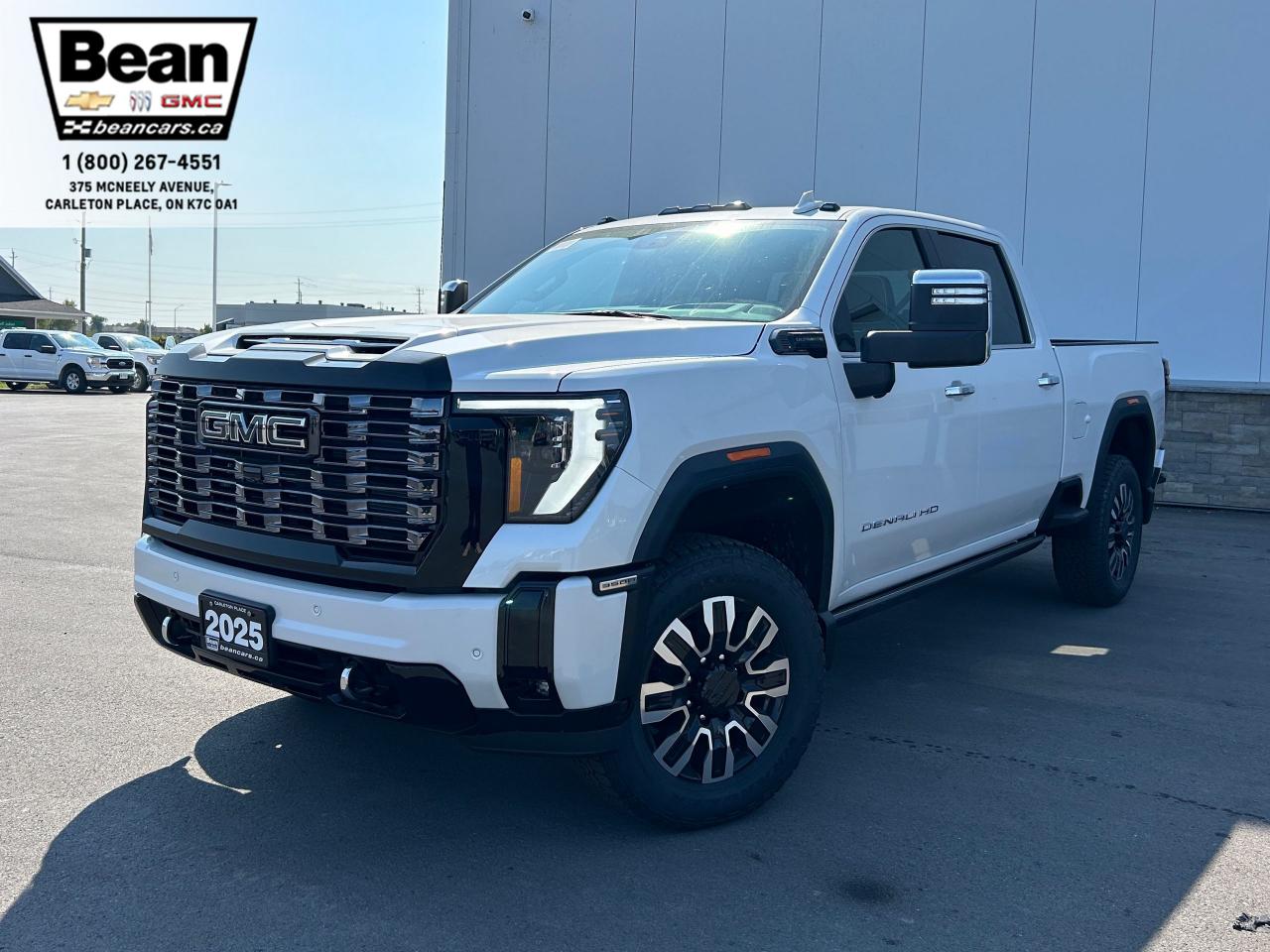 New 2025 GMC Sierra 3500 HD Denali Ultimate 6.6L V8 DURAMAX WITH REMOTE START/ENTRY, HEATED SEATS, HEATED STEERING WHEEL, VENTILATED/MASSAGE SEATS, SUNROOF, HD SURROUND VISION for sale in Carleton Place, ON