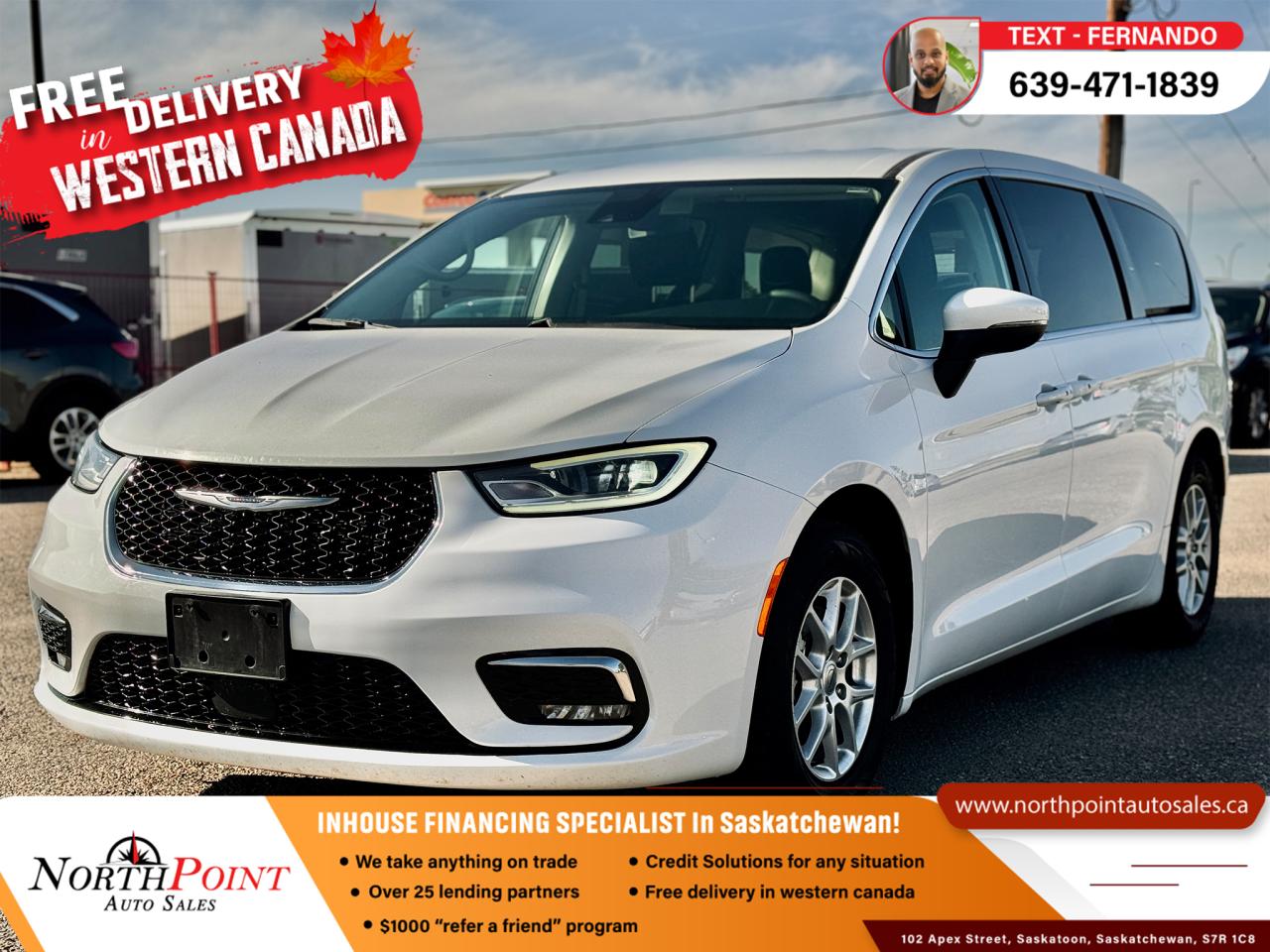 Used 2023 Chrysler Pacifica Touring L for sale in Saskatoon, SK