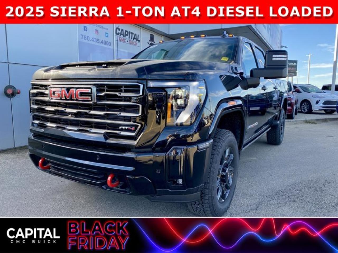 New 2025 GMC Sierra 3500 HD Crew Cab AT4 for sale in Edmonton, AB