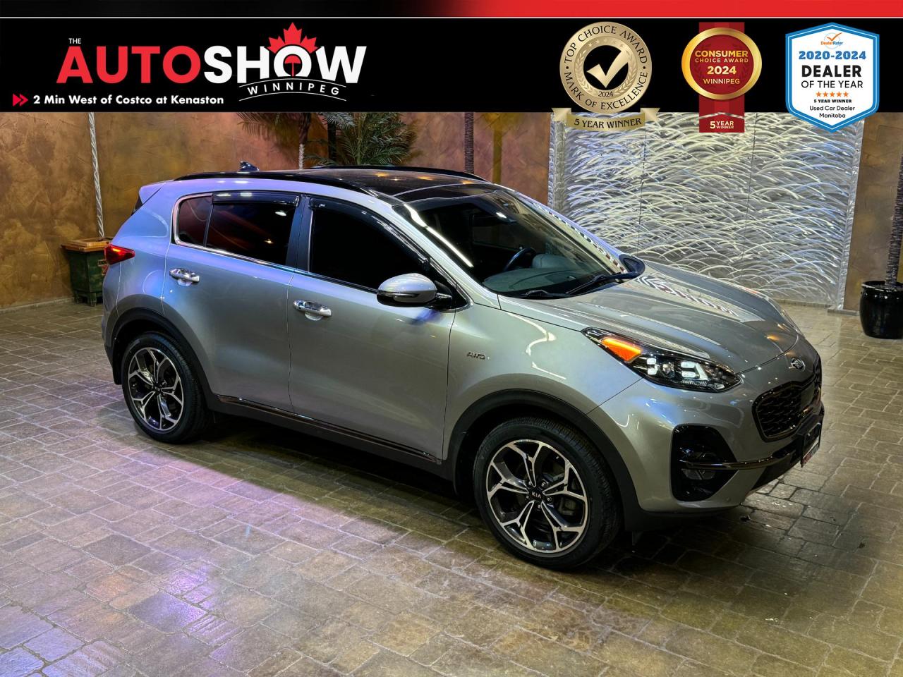 Used 2020 Kia Sportage SX Turbo AWD - CLEAN CARFAX, LOW KM!!! for sale in Winnipeg, MB