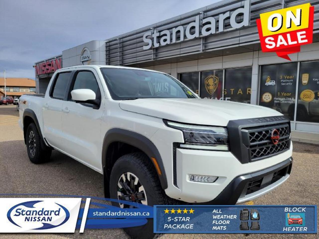 New 2024 Nissan Frontier Crew Cab PRO-4X  Off-Road Package, Navigation, 360 Camera, Heated Seats, Apple CarPlay, Android Auto, Blind Spot Detection, Lane Departure Warnin for sale in Swift Current, SK