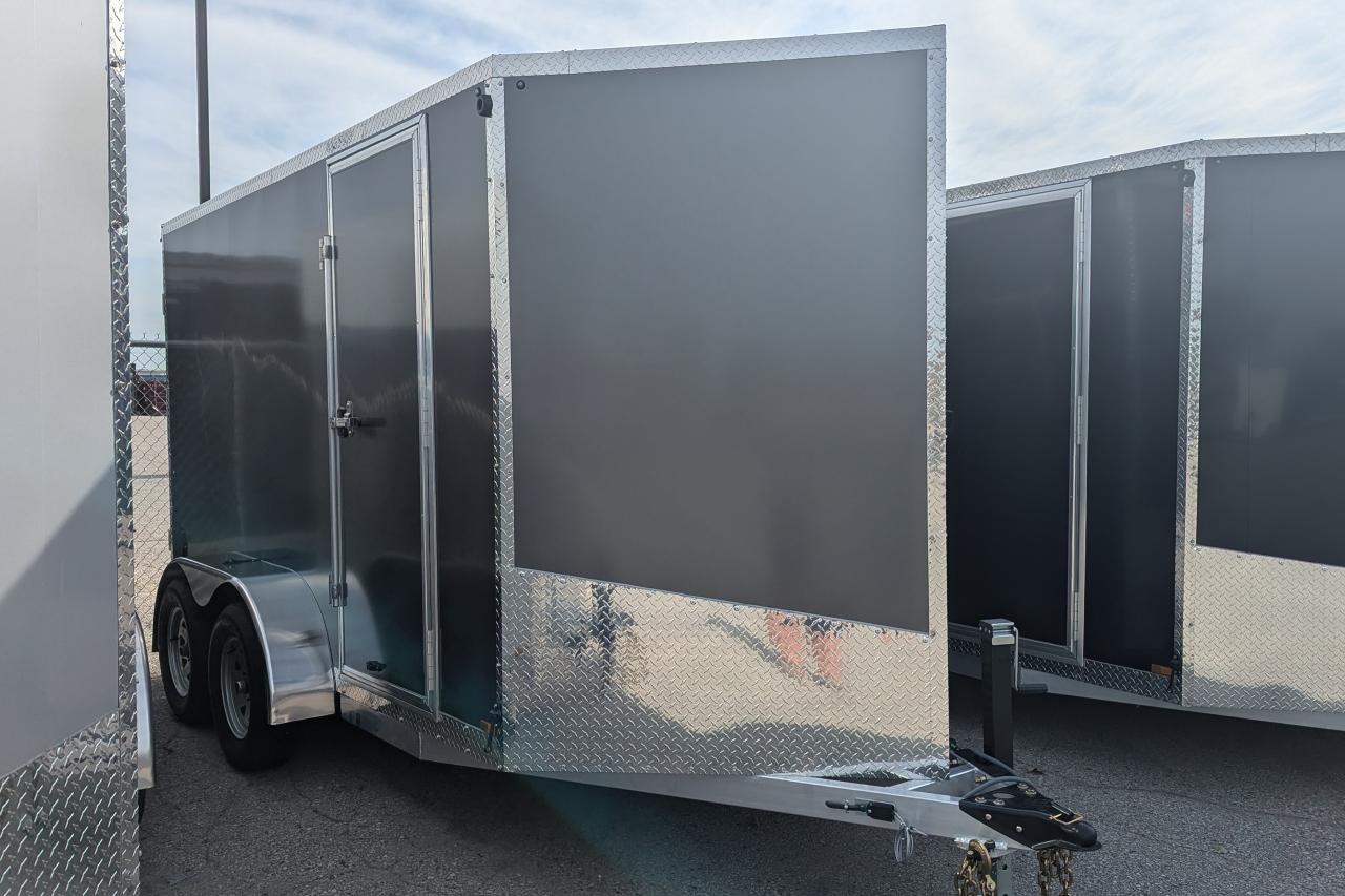 New 2024 Canadian Trailer Company 6x12 V-Nose Cargo Trailer Aluminum Tandem Axle for sale in Guelph, ON