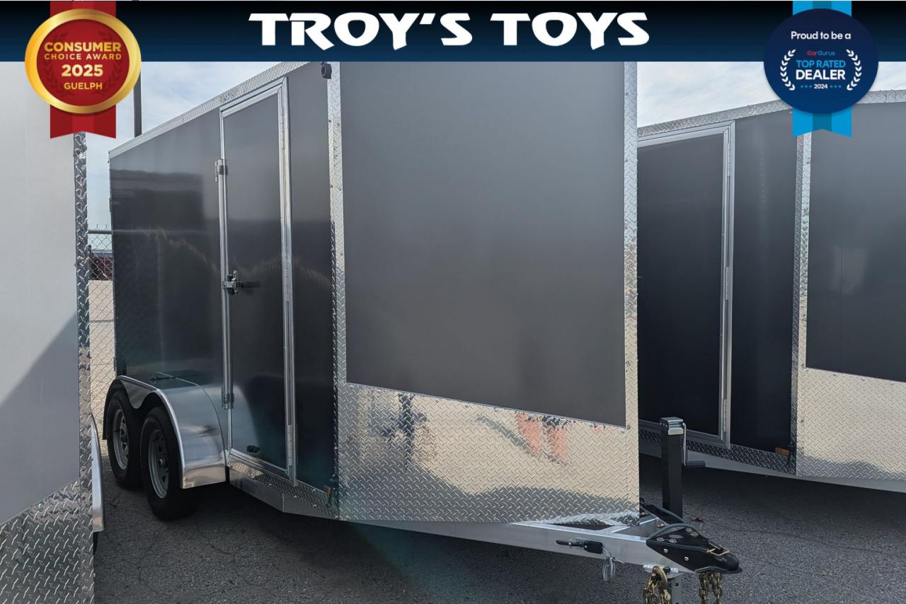 2024 Canadian Trailer Company 6x12 V-Nose Cargo Trailer Aluminum Tandem Axle