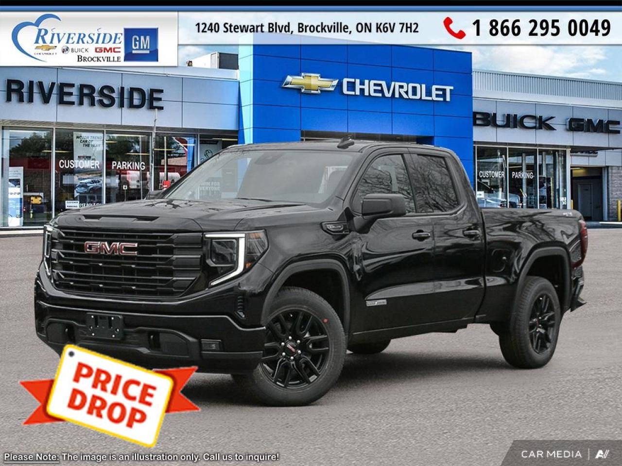 Odometer is 9558 kilometers below market average! Onyx Black 2024 GMC Sierra 1500 Elevation 4WD 10-Speed Automatic EcoTec3 5.3L V8

10-Speed Automatic, 4WD, Jet Black Cloth.