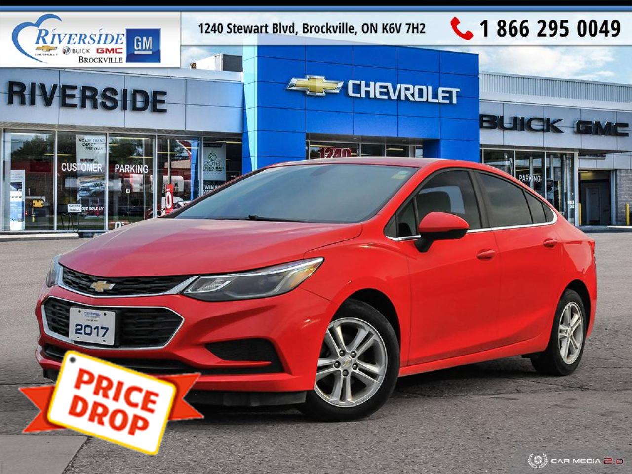 Used 2017 Chevrolet Cruze LT AUTO for sale in Brockville, ON