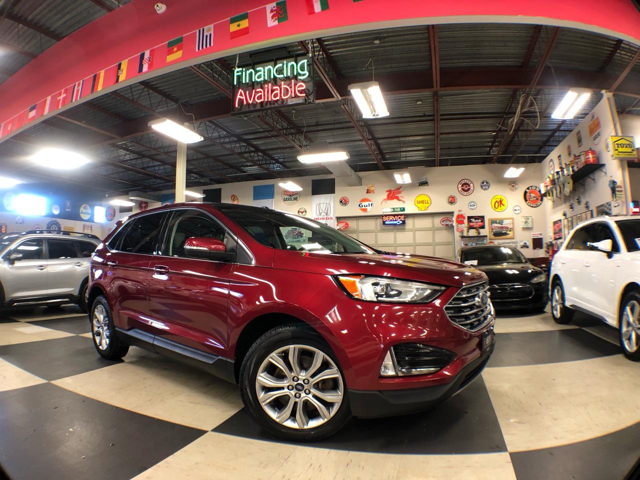 Used 2019 Ford Edge TITANIUM AWD LEATHER PANO/ROOF NAV B/SPOT CAMERA for sale in North York, ON