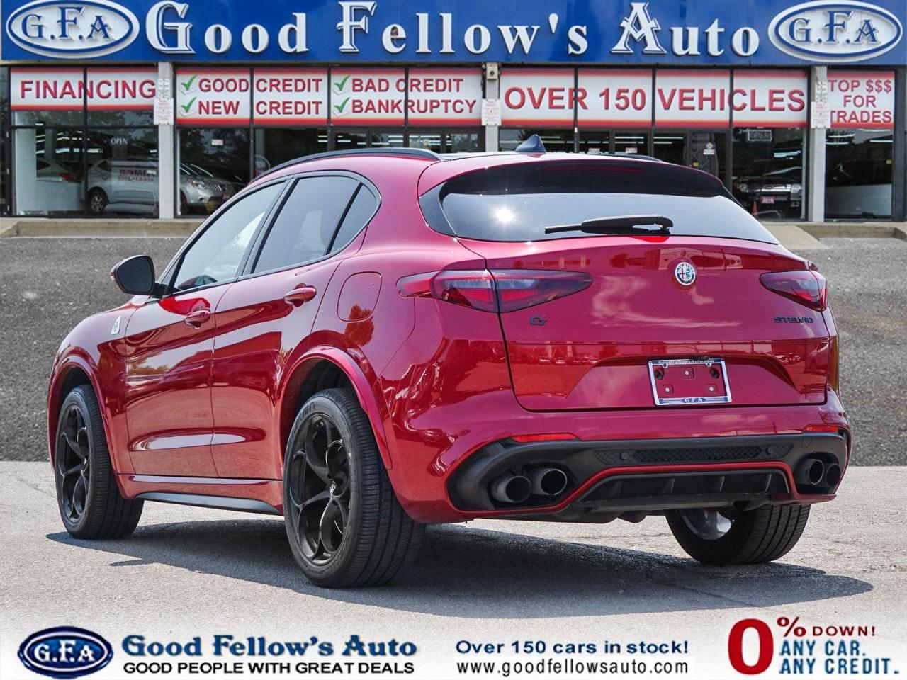 2019 Alfa Romeo Stelvio QUADRIFOGLIO, AWD,  LEATHER & SUEDE SEATS, POWER S Photo