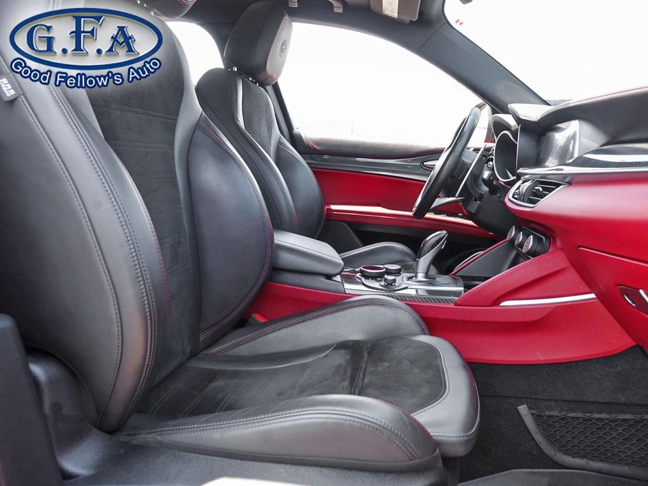 2019 Alfa Romeo Stelvio QUADRIFOGLIO, AWD,  LEATHER & SUEDE SEATS, POWER S - Photo #12
