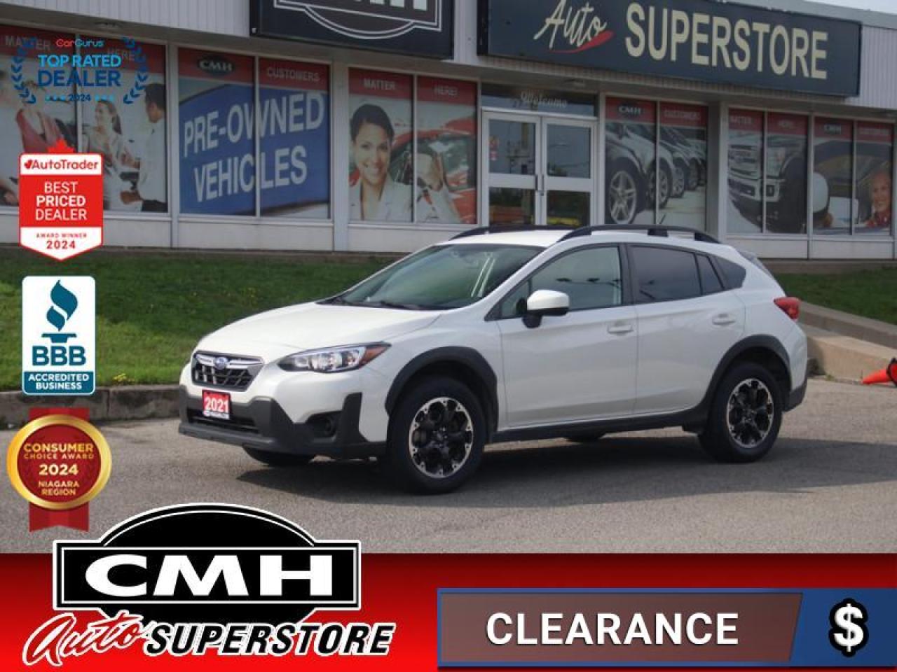 Used 2021 Subaru XV Crosstrek Convenience  CAM ADAP-CC HTD-SEATS for sale in St. Catharines, ON