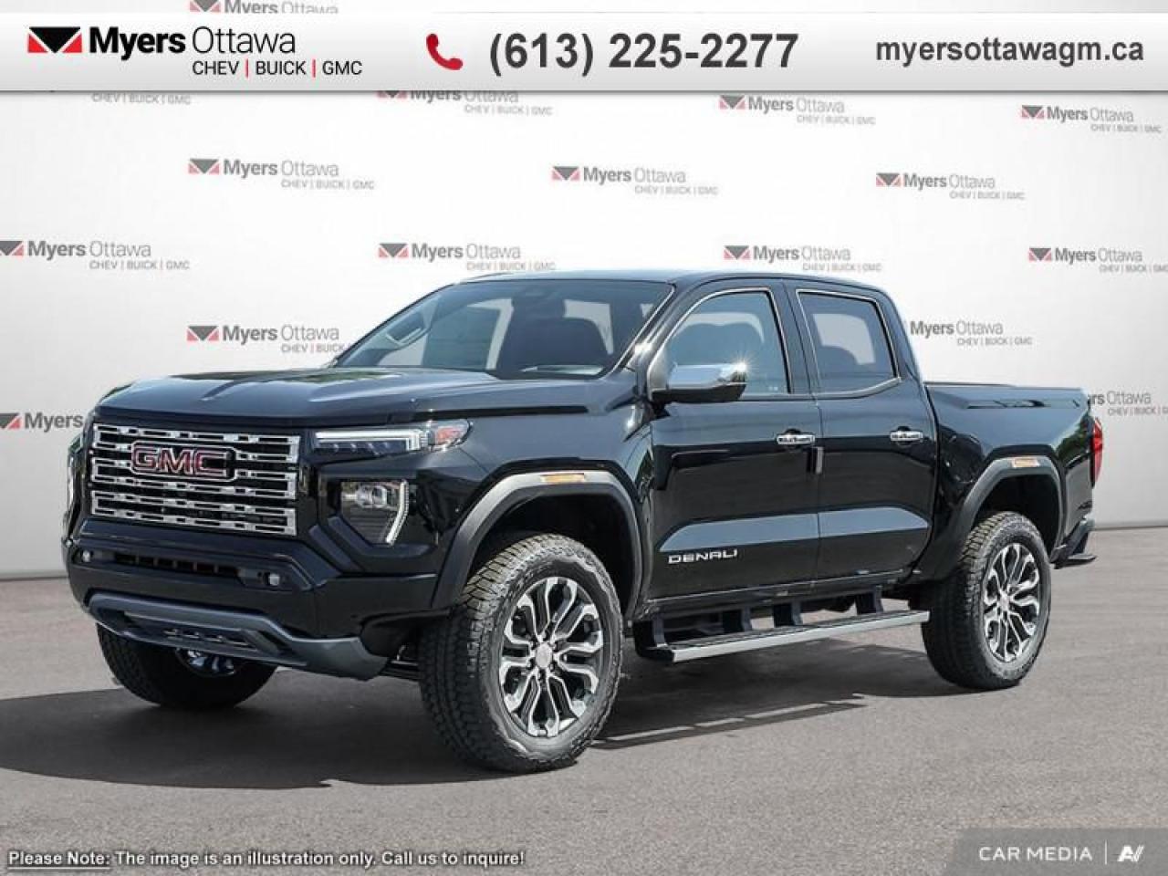 New 2024 GMC Canyon Denali  DENALI, CREW, SUNROOF, BLACK EDITION for sale in Ottawa, ON