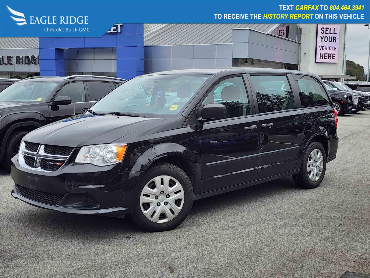 Used 2016 Dodge Grand Caravan SE/SXT Heated door mirrors, MP3 decoder, Panic alarm, Passenger door bin, Power steering, Quick Order Package 29E Canada Value Package for sale in Coquitlam, BC