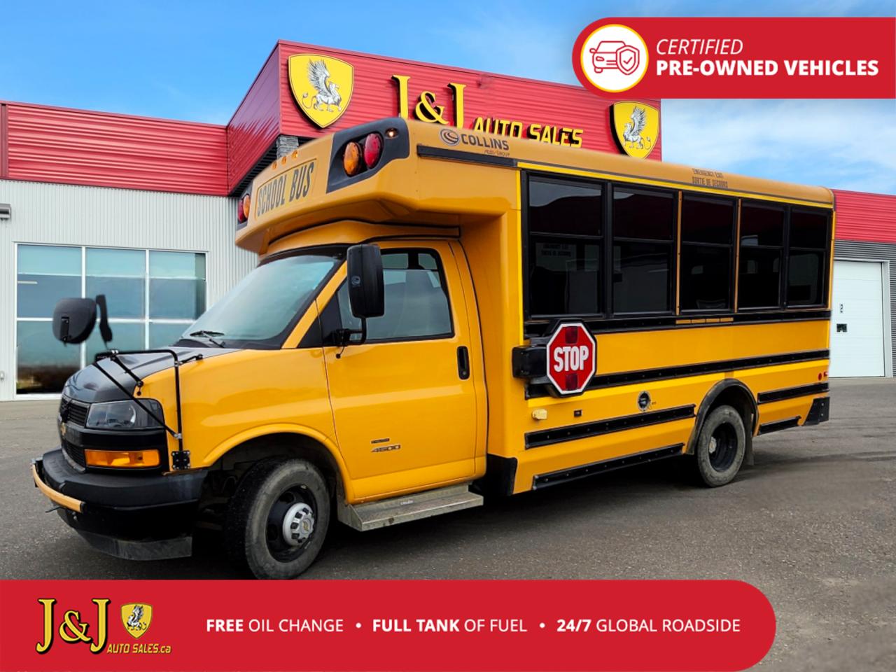 Used 2019 Chevrolet Express Cutaway 4500 4500 Van SCHOOL BUS for sale in Brandon, MB