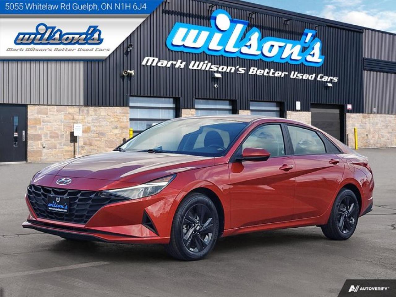 Used 2022 Hyundai Elantra Preferred  Auto, Heated Steering + Seats, CarPlay + Android, BSM, Rear Camera, Alloy Wheels & more!! for sale in Guelph, ON