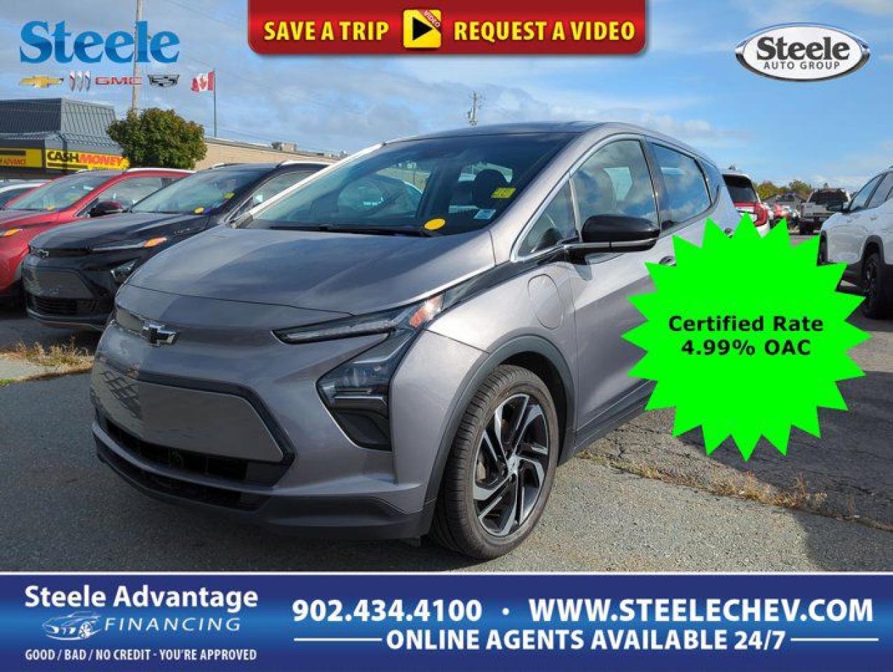 Used 2023 Chevrolet Bolt EV 1LT *GM Certified* EV Rebate 4.99% Financing OAC for sale in Dartmouth, NS