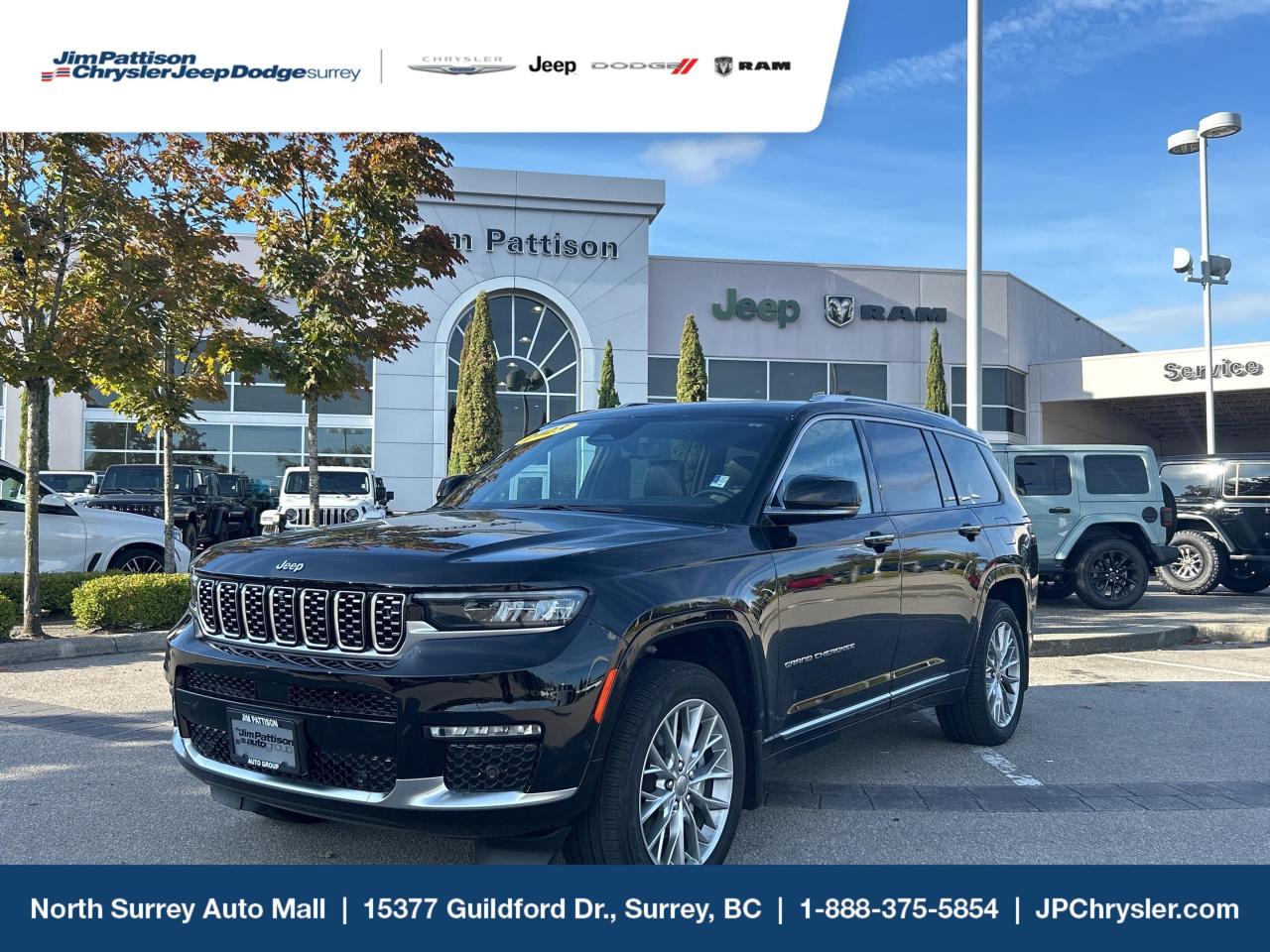 Used 2023 Jeep Grand Cherokee L 7 Seater**Summit**This is a WOW suv 5.7L V-8 for sale in Surrey, BC