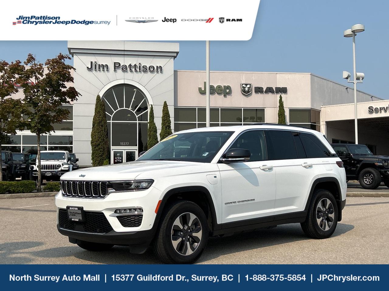 Used 2023 Jeep Grand Cherokee 4xe Sunroof**No PST**Plug in Hybrid for sale in Surrey, BC