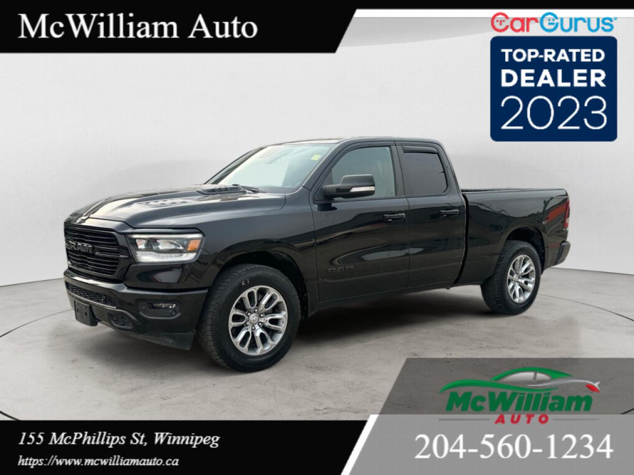 Used 2019 RAM 1500 Sport Crew Cab 6.5 ft Box *LOADED* *LOCAL* *EXCELLENT CONDITION* for sale in Winnipeg, MB