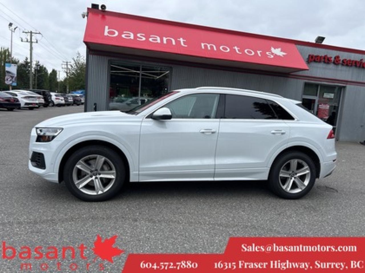 Used 2019 Audi Q8 Low KMs, PanoRoof, Adaptive Cruise, 360° Cam!! for sale in Surrey, BC