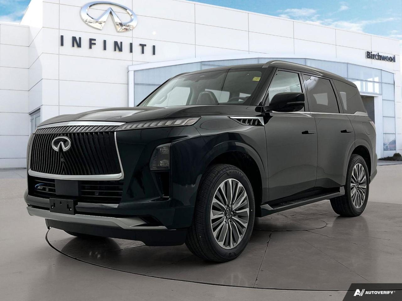 New 2025 Infiniti QX80 SENSORY 4 year oil change plan included! for sale in Winnipeg, MB