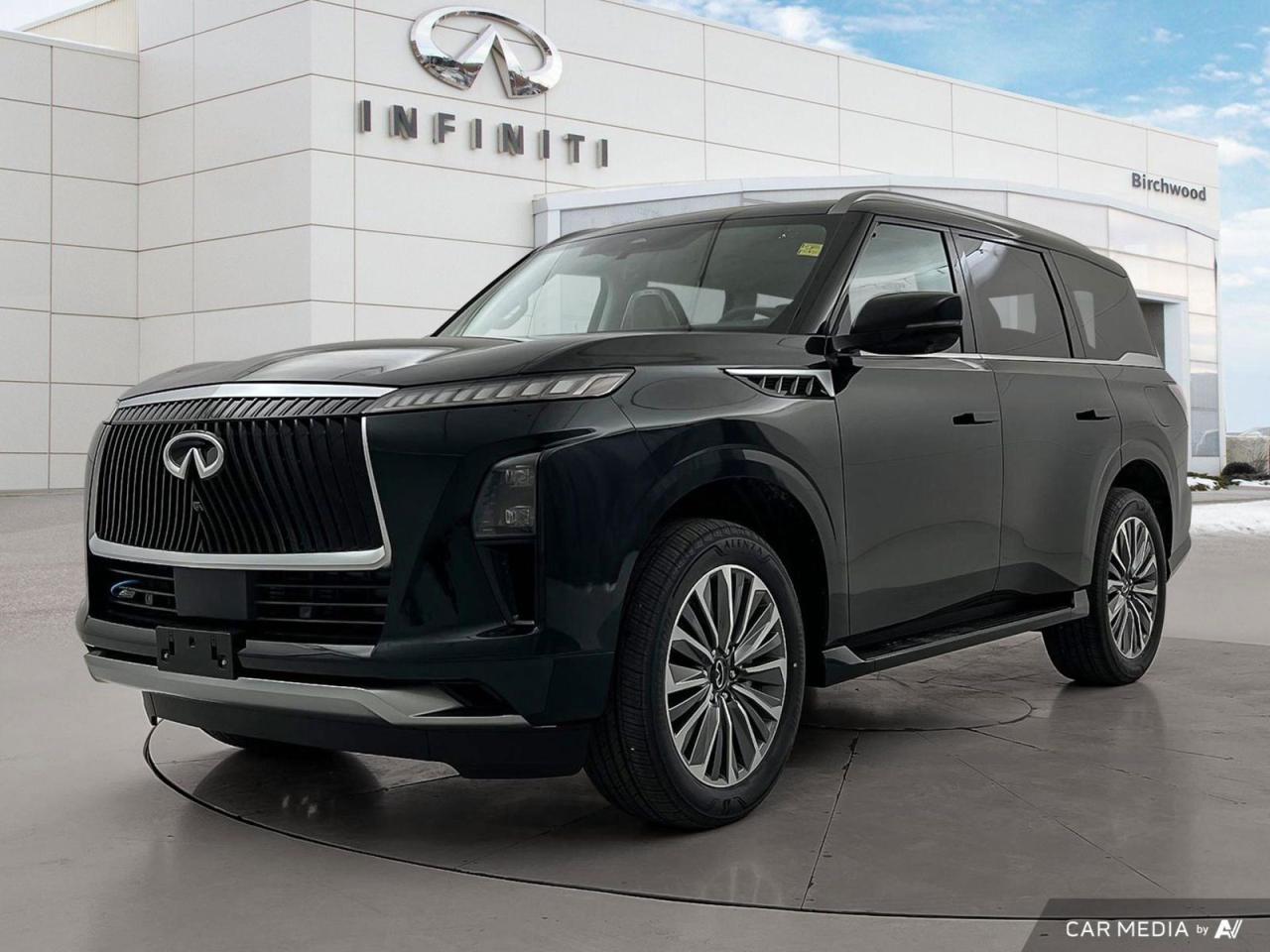 New 2025 Infiniti QX80 SENSORY 4 year oil change plan included! for sale in Winnipeg, MB