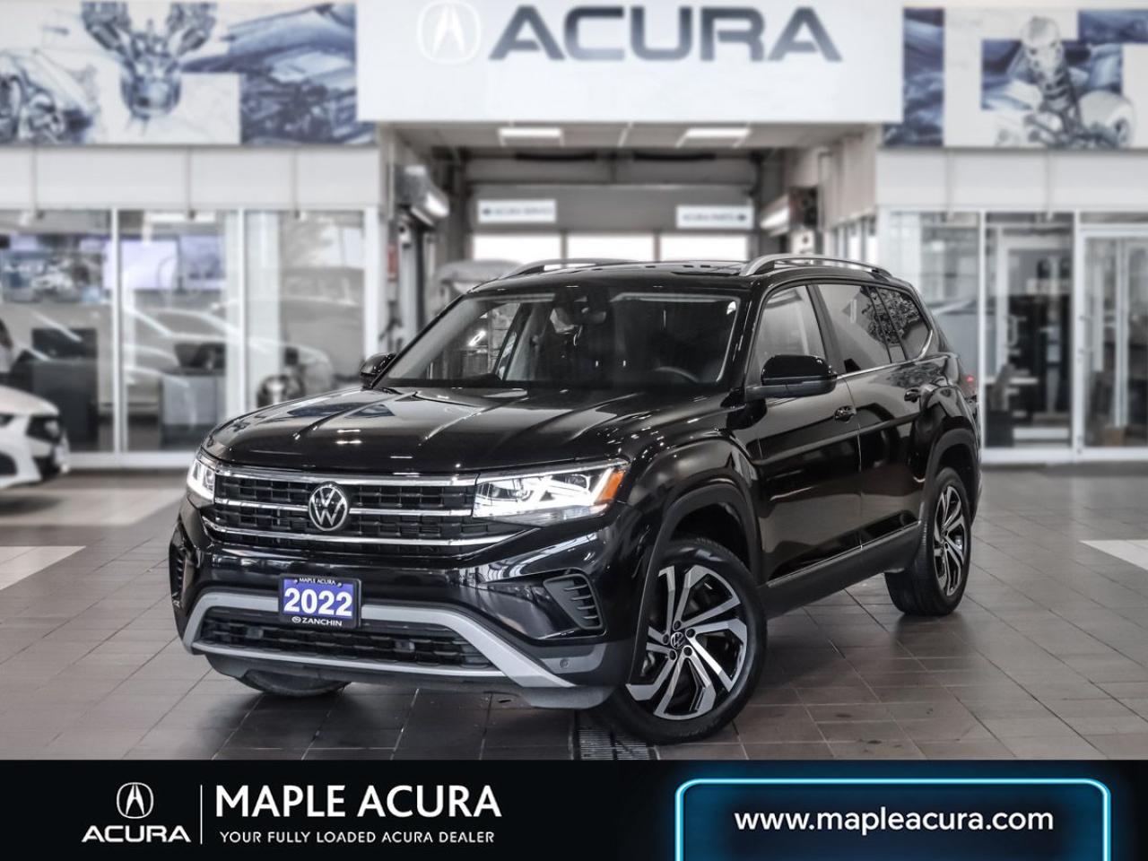 Navigation System, Bluetooth, Market Value Pricing, Not a Rental, Local Trade, 30 Day 1,000km safety related and 90 Day 5,000 km engine and transmission warranty, ** All vehicles are all in priced, No additional fees are applied., Ask us about including Acuras 40 month Tire and Rim warranty., 12 Speakers, 3rd row seats: split-bench, ABS brakes, Air Conditioning, Brake assist, Bumpers: body-colour, Driver door bin, Four wheel independent suspension, Front dual zone A/C, Front fog lights, Low tire pressure warning, Memory seat, Panic alarm, Power Liftgate, Power passenger seat, Power steering, Radio: 8.0" Touchscreen Infotainment System, Rain sensing wipers, Rear anti-roll bar, Rear reading lights, Remote keyless entry, Speed control, Spoiler, Standard Suspension, Tilt steering wheel, Traction control, Variably intermittent wipers, Ventilated front seats.

Recent Arrival! 2022 Volkswagen Atlas Highline
3.6L V6 DGI DOHC 24V LEV3-ULEV70 276hp 8-Speed Automatic with Tiptronic AWD


** All vehicles are all in priced, No additional fees are applied. Buying an used vehicle from Maple Acura is always a safe investment. We know you want to be confident in your choice and we want you to be fully satisfied. Thats why ALL our used vehicles come with our limited warranty peace of mind package included in the price. No questions, no discussion - 30 days or 1,000 km safety related warranty 90 days or 5,000 kilometre powertrain coverage. From the day you pick up your new car you can rest assured that we have you covered.

Reviews:
  * Owners tend to appreciate the Atlass upscale interior styling, high-tech feature content, easy-to-read infotainment system, and selection of high-end features. Source: autoTRADER.ca