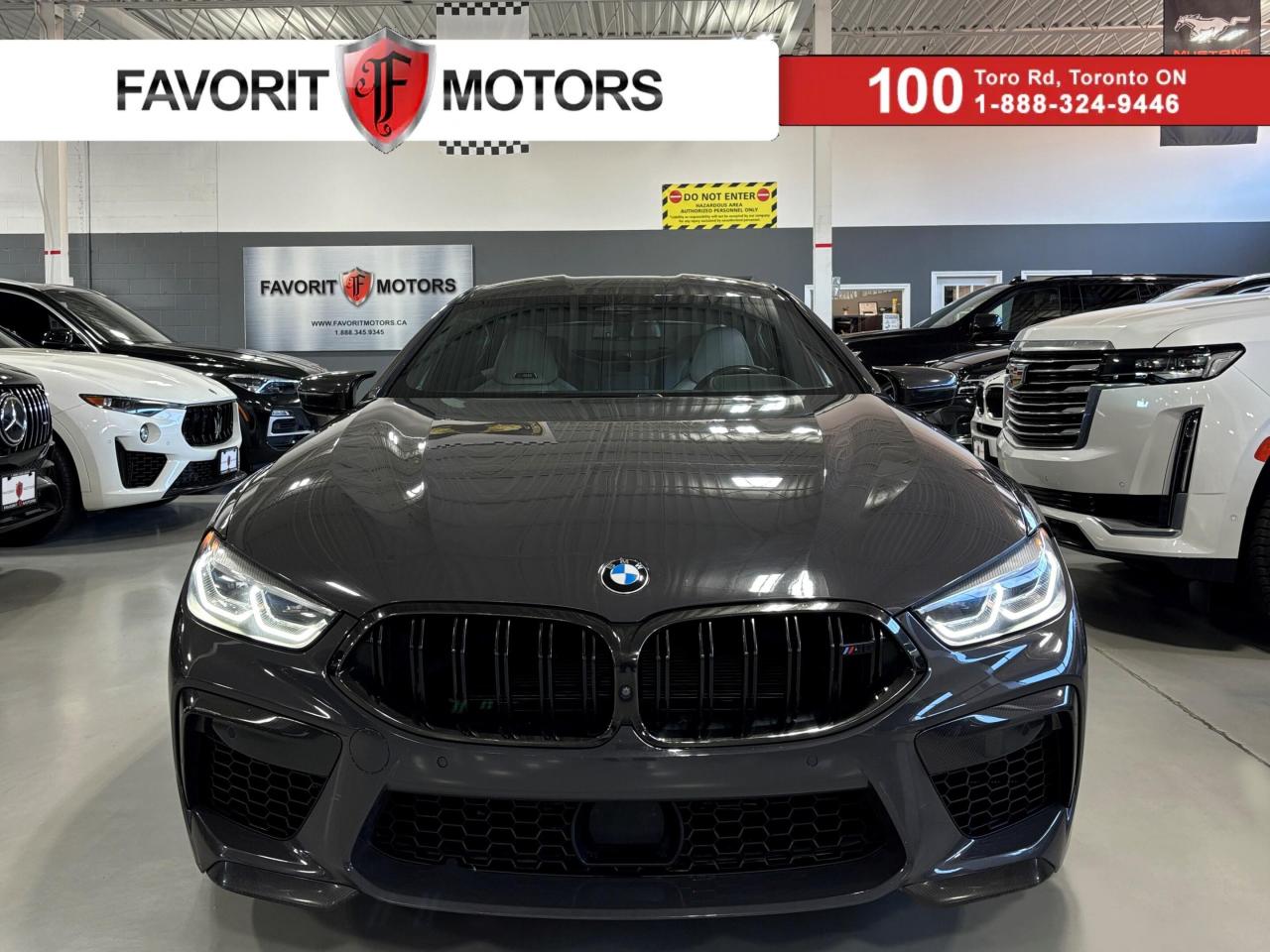 **MONTH-END SPECIAL!** FEATURING : BMW M POWER V8, XDRIVE AWD, CARBON CERAMIC BRAKES WITH GOLD CALIPERS, HEADS UP DISPLAY, PREMIUM BOWERS&WILKINS DIAMOND SURROUND SOUND, CARBON EXTERIOR TRIM PACKAGE, CARBON ROOF, CARBON LIP SPOILER, CARBON INTERIOR TRIMS, BMW LASER HEADLIGHTS, MULTICOLOUR AMBIENT LIGHTING, WIRELESS CHARGING TRAY, MULTI DRIVE MODES, HIGHLY LOADED, VERY CLEAN! FINISHED IN DARK GREY ON MATCHING LIGHT GREY INTERIOR, DIAMOND STITCHED LEATHER SEATS, M8 ILLUMINATED HEADREST LOGO, HEATED/COOLED SEATS, REAR HEATED SEATS, HEATED STEERING WHEEL, HEATED ARMRESTS, NAVIGATION SYSTEM, HIGH TECH 3D BACKUP CAMERA, 360 MULTI VIEW BACKUP CAMERA, PARKING SENSORS, GESTURE CONTROL, DRIVER ATTENTION CAMERA, FATIGUE AND FOCUS ALERT, FORWARD COLLISION MITIGATION, SIDE COLLISION WARNING, LANE DEPARTURE WARNING WITH STEERING INTERVENTION, ACTIVE BLIND SPOT DETECTION WITH STEERING INTERVENTION, STEERING ASSISTANCE, CROSS TRAFFIC WARNING, AUTOMATIC PARKING, AM, FM, SATELLITE, APPLECARPLAY, ANDROIDAUTO, AMAZON ALEXA, BLUETOOTH, PREMIUM M ALLOYS, STEERING WHEEL CONTROLS, POWER OPTIONS, AND MUCH MORE!!!


The advertised price is a finance only price, if you wish to purchase the vehicle for cash additional $2,000 surcharge will apply. Applicable prices and special offers are subject to change with or without notice and shall be at the full discretion of Favorit Motors.


WE ARE PROUDLY SERVING THESE FINE COMMUNITIES: GTA PEEL HALTON BRAMPTON TORONTO BURLINGTON MILTON MISSISSAUGA HAMILTON CAMBRIDGE LONDON KITCHENER GUELPH ORANGEVILLE NEWMARKET BARRIE MARKHAM BOLTON CALEDON VAUGHAN WOODBRIDGE ETOBICOKE OAKVILLE ONTARIO QUEBEC MONTREAL OTTAWA VANCOUVER ETOBICOKE. WE CARRY ALL MAKES AND MODELS MERCEDES BMW AUDI JAGUAR VW MASERATI PORSCHE LAND ROVER RANGE ROVER CHRYSLER JEEP HONDA TOYOTA LEXUS INFINITI ACURA.


As per OMVIC regulations, this vehicle is not drivable, not certified and not e-tested. Certification is available for $899. All our vehicles are in excellent condition and have been fully inspected by an in-house licensed mechanic.