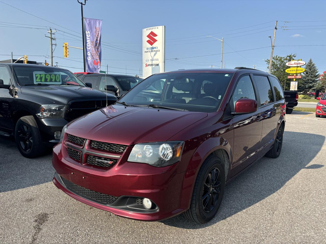 Used 2020 Dodge Grand Caravan GT ~Nav ~Camera ~Leather ~Bluetooth ~Power Doors for sale in Barrie, ON