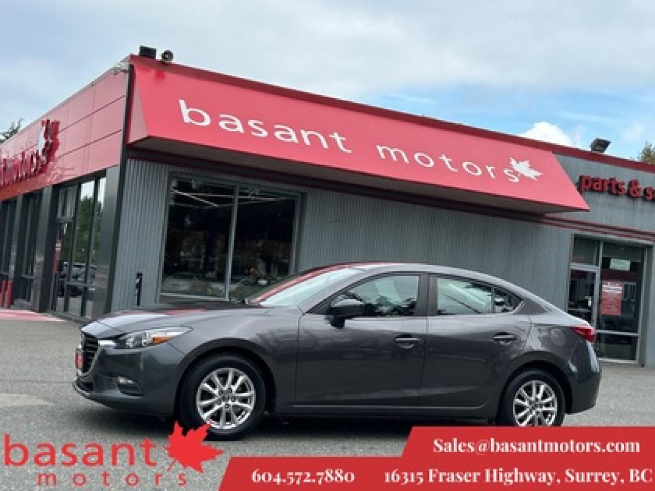 Used 2018 Mazda MAZDA3 GS, Low KMs, Fuel Efficient, Backup Cam!! for sale in Surrey, BC