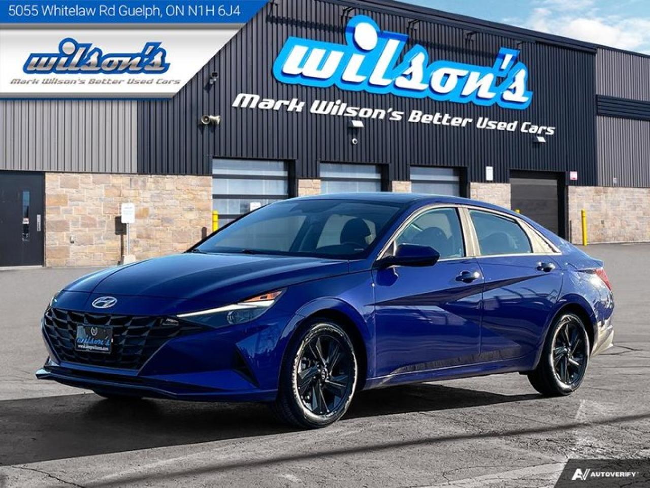 Used 2023 Hyundai Elantra Preferred Sun & Tech, Sunroof, Nav, Heated Steering + Seats, CarPlay + Android, New Tires & Brakes! for sale in Guelph, ON