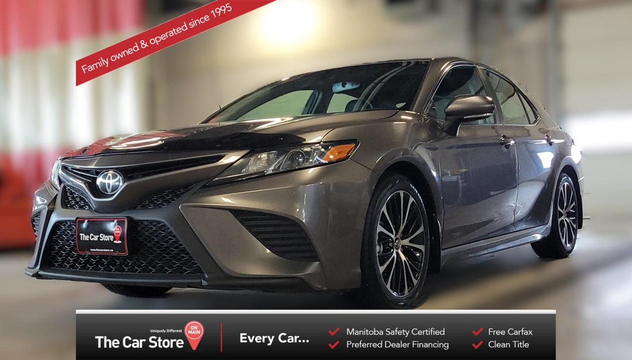 Used 2018 Toyota Camry SE w-Upgrade PKG| Sunroof, Leather, No Accidents for sale in Winnipeg, MB