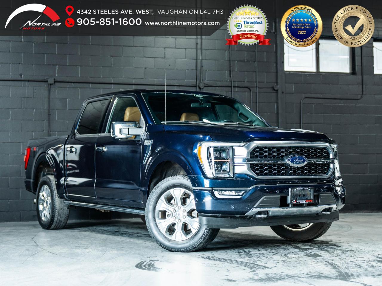 Used 2021 Ford F-150 Platinum SuperCrew/Massage/360 CAM/B&O/1OWNER for sale in Vaughan, ON