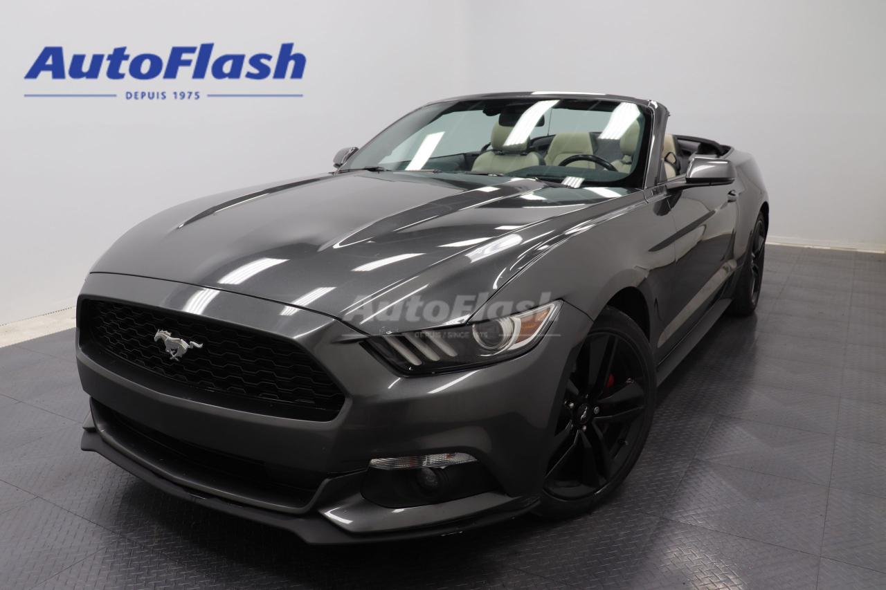 Used 2017 Ford Mustang 2.3L PREMIUM, CONVERTIBLE, SIEGES VENTILE, CUIR for sale in Saint-Hubert, QC