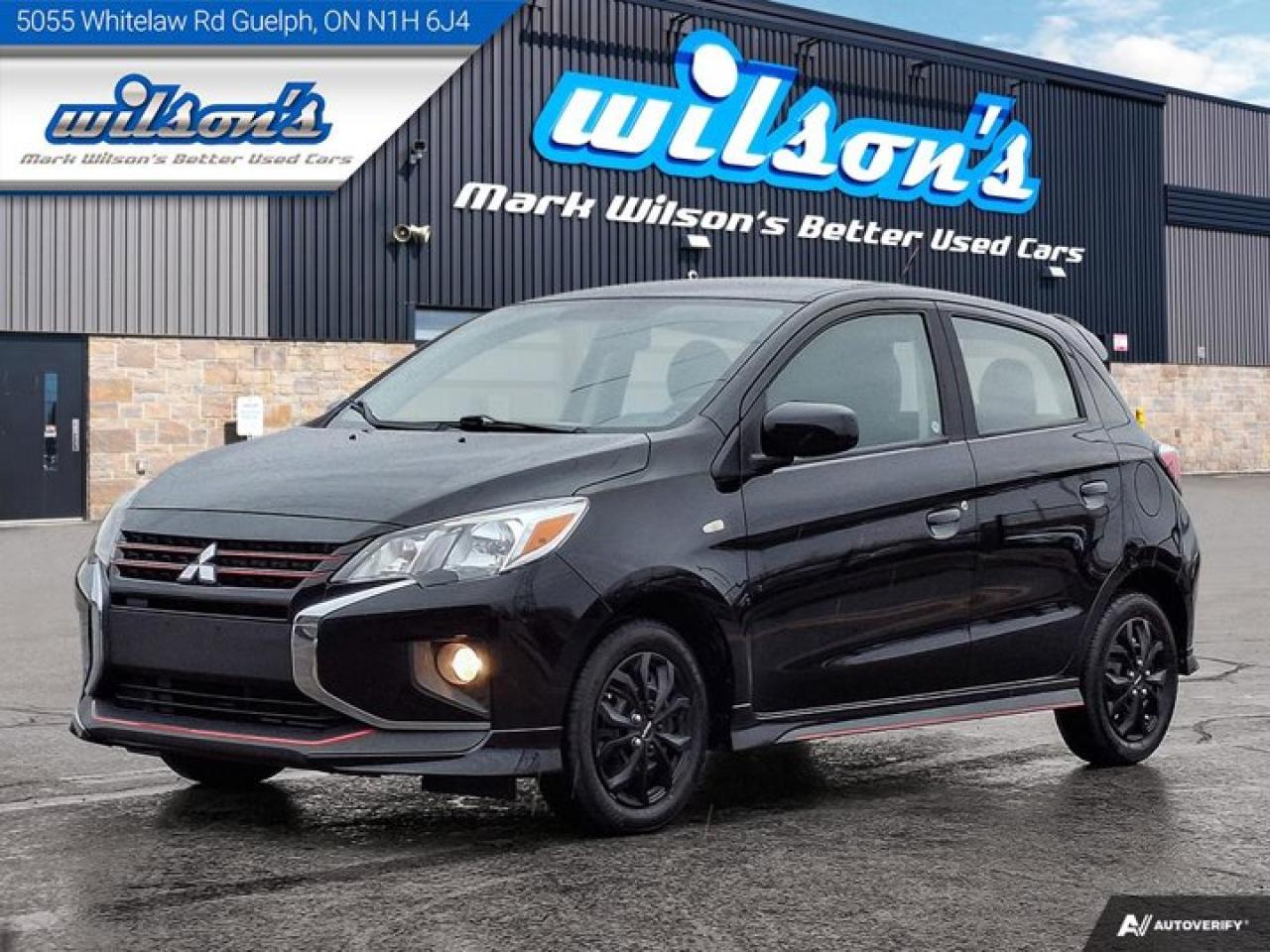 Used 2022 Mitsubishi Mirage Carbon Edition Bluetooth, Rear Camera, Auto Climate, Power Group & more! for sale in Guelph, ON