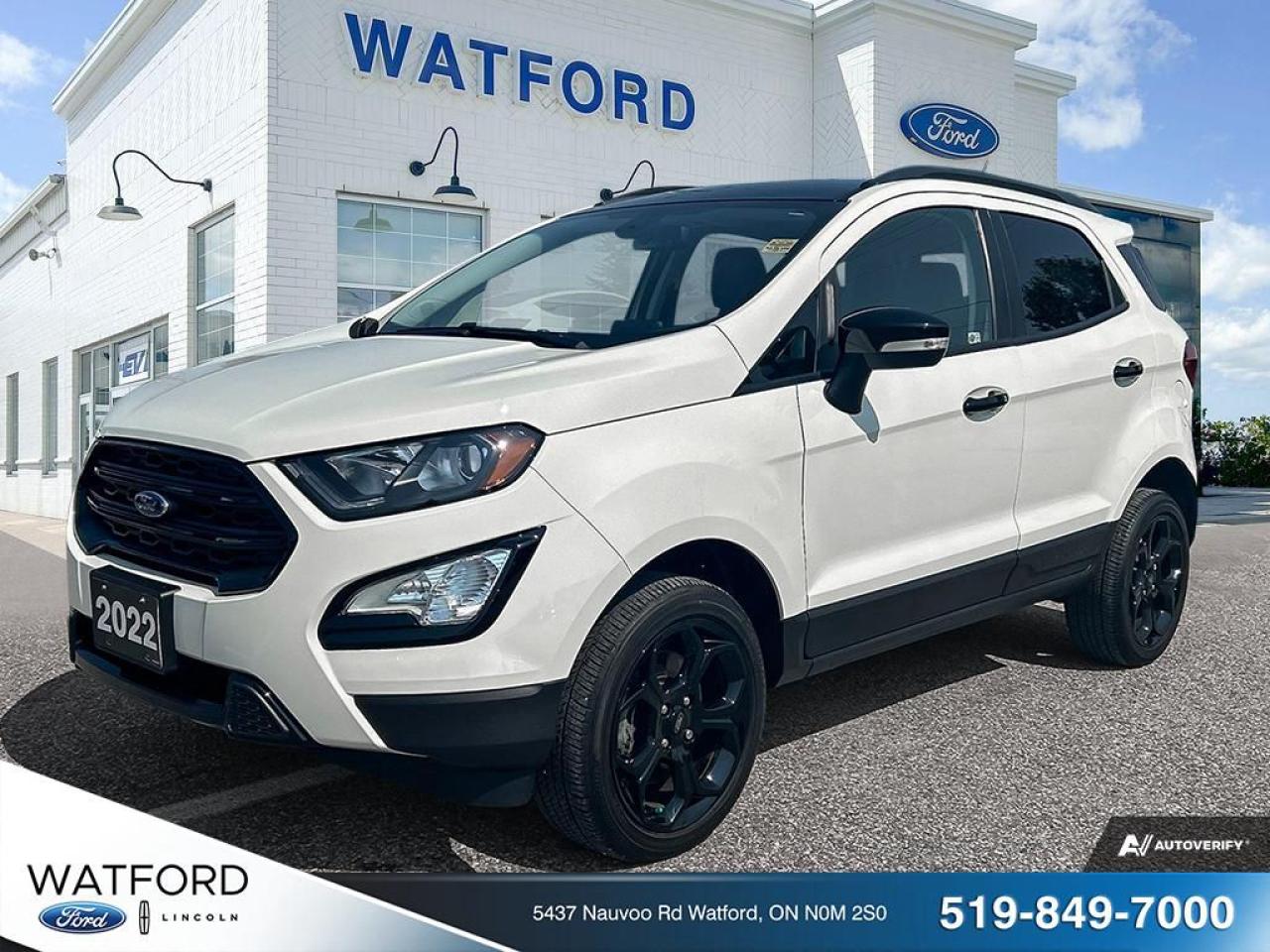 Used 2022 Ford EcoSport SES 4RM for sale in Watford, ON