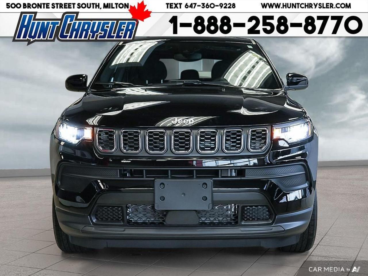 New 2025 Jeep Compass SPORT | 4X4 | SAFETY | HTD STS | 8.4 TOUCH & MORE! for sale in Milton, ON