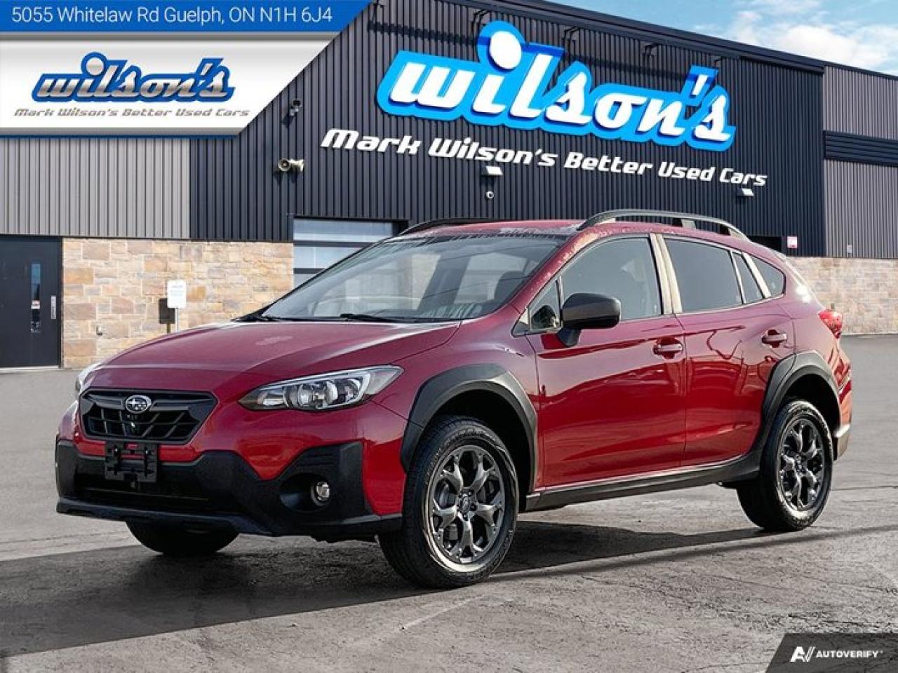 Used 2021 Subaru XV Crosstrek Outdoor AWD, Leather, Heated Steering + Seats, Adaptive Cruise, CarPlay + Android, Rear Camera for sale in Guelph, ON